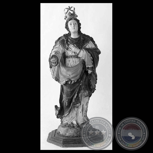 VIRGEN DE LA ASUNCIÓN, Taller jesuítico. S. XVIII. (CAV/MUSEO DEL BARRO)